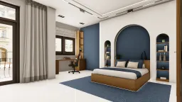 Phòng ngủ - Nhà phố khu Vinhomes Grand Park - Phong cách Modern 