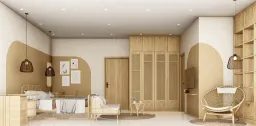 Phòng ngủ - Nhà phố khu Vinhomes Grand Park - Phong cách Modern 