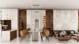 Phòng ăn - Nhà phố khu Vinhomes Grand Park - Phong cách Modern 