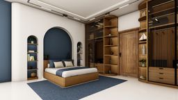 Phòng ngủ - Nhà phố khu Vinhomes Grand Park - Phong cách Modern 