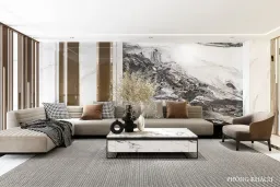Phòng khách - Nhà phố Lê Trọng Tấn - Phong cách Modern 