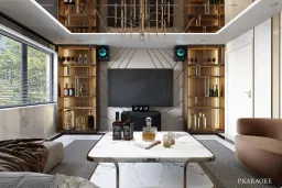 Phòng giải trí - Nhà phố Lê Trọng Tấn - Phong cách Modern 