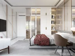Phòng ngủ - Nhà phố Lê Trọng Tấn - Phong cách Modern 