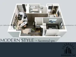 Căn hộ Sacomreal Tân Phú - Phong cách Modern