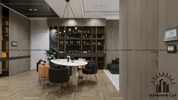 Phòng ăn - Căn hộ Sacomreal Tân Phú - Phong cách Modern 
