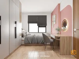 Phòng ngủ - Căn hộ Jamila Khang Điền - Phong cách Scandinavian + Modern 