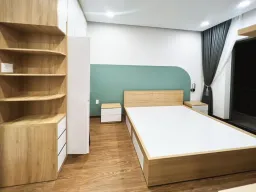 Phòng ngủ - Nhà phố 120m2 tại Bình Dương - Phong cách Modern 