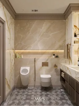 Phòng tắm - Villa Himlam Quận 7 - Phong cách Neo Classic 
