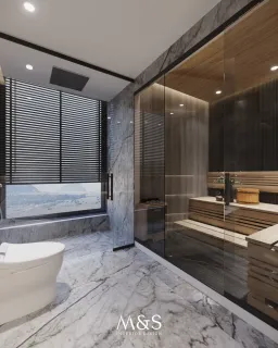 Phòng tắm - Lucasta Villa Quận 9 - Phong cách Modern 