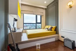 Phòng ngủ - Căn hộ D'Edge Thảo Điền - Phong cách Neo Classic 