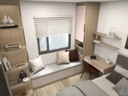Phòng ngủ - Căn hộ M-One Quận 7 - Phong cách Modern 