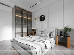 Phòng ngủ - Căn hộ HaDo Centrosa Garden Q10 - Phong cách Modern 