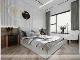 Phòng ngủ - Căn hộ HaDo Centrosa Garden Q10 - Phong cách Modern 