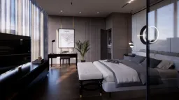 Phòng ngủ - Căn hộ Hồ Tràm BRVT - Phong cách Modern 