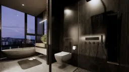 Phòng tắm - Căn hộ Hồ Tràm BRVT - Phong cách Modern 