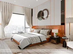Phòng ngủ - Căn hộ The Marq Quận 1 - Phong cách Modern 