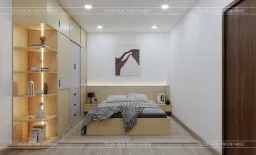 Phòng ngủ - Nhà phố 2 tầng - Phong cách Modern + Scandinavian 
