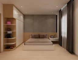 Phòng ngủ - Nhà phố 4 tầng - Phong cách Modern + Scandinavian 