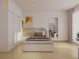 Phòng ngủ - Căn hộ Vũng Tàu - Phong cách Scandinavian 