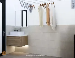 Phòng giặt - Nhà phố Biên Hòa Đồng Nai - Phong cách Scandinavian 
