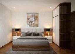 Phòng ngủ - Căn hộ Opal Boulevard - Phong cách Modern 