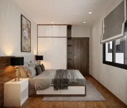 Phòng ngủ - Căn hộ Opal Boulevard - Phong cách Modern 