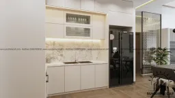 Phòng bếp - Căn hộ Kingston Residence - Phong cách Modern 