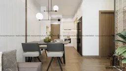 Phòng ăn - Căn hộ Kingston Residence - Phong cách Modern 