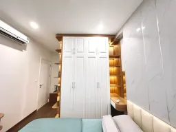 Phòng ngủ - Căn hộ mẫu Thuận An, Bình Dương - Phong cách Modern 