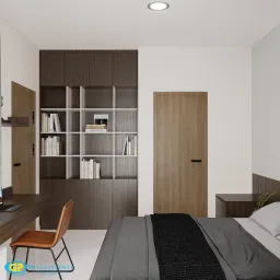 Phòng ngủ - Căn hộ chung cư tại Bình Dương - Phong cách Minimalist 