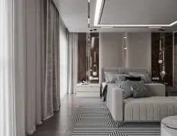 Phòng ngủ - Căn hộ duplex D'Lusso Quận 2 - Phong cách Modern 