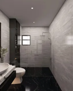 Phòng tắm - Nhà phố Hóc Môn - Phong cách Modern 