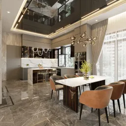 Phòng ăn - Biệt thự Đồng Nai - Phong cách Modern 