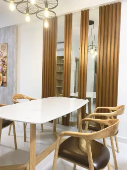 Phòng ăn - Căn hộ chung cư Lovera Vista Khang Điền - Phong cách Scandinavian + Modern 