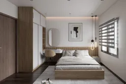 Phòng ngủ - Căn hộ Westgate Bình Chánh - Phong cách Scandinavian + Modern 
