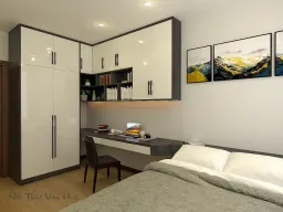 Phòng ngủ - Căn hộ chung cư C Sky View - Phong cách Modern 