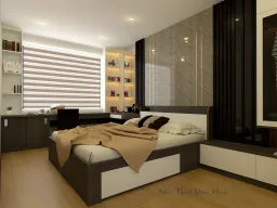 Phòng ngủ - Căn hộ chung cư C Sky View - Phong cách Modern 