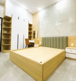 Phòng ngủ - Nhà phố Nhơn Trạch, Đồng Nai - Phong cách Modern 