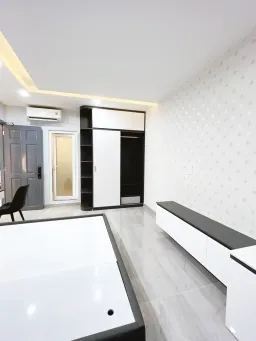 Phòng ngủ - Căn hộ chung cư H2 Hoàng Diệu - Phong cách Modern + Minimalist 
