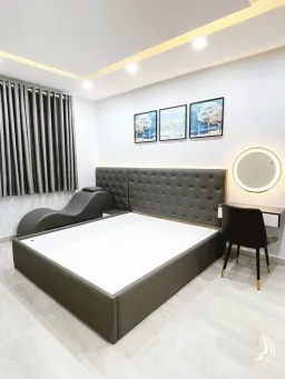 Phòng ngủ - Căn hộ chung cư H2 Hoàng Diệu - Phong cách Modern + Minimalist 