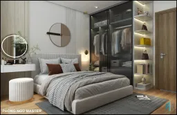 Phòng ngủ - Căn hộ Eco Green Quận 7 - Phong cách Modern 