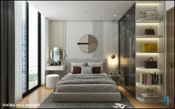 Phòng ngủ - Căn hộ Eco Green Quận 7 - Phong cách Modern 