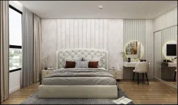 Phòng ngủ - Căn hộ Thủ Thiêm Dragon - Phong cách Neo Classic 
