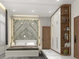 Phòng ngủ - Nhà phố Thuận An, Bình Dương - Phong cách Modern 