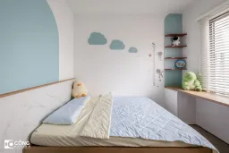 Phòng cho bé - Căn hộ S503 Vinhomes Grand Park - Phong cách Minimalist + Color Block 