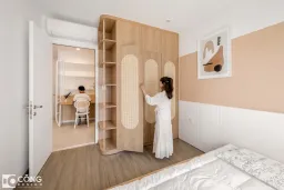 Phòng ngủ - Căn hộ S1001 Vinhomes Grand Park - Phong cách Minimalist 