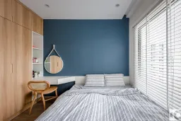 Phòng ngủ - Căn hộ S107 Vinhomes Grand Park - Phong cách Minimalist + Color Block 