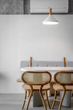 Phòng ăn - Căn hộ S107 Vinhomes Grand Park - Phong cách Minimalist + Color Block 