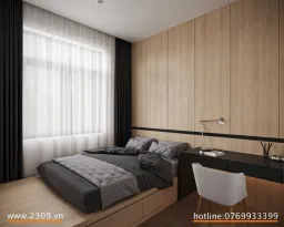 Phòng ngủ - Biệt thự vườn Đường Bùi Tá Hán - Phong cách Modern 