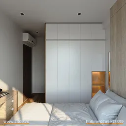 Phòng ngủ - Căn hộ Bcons Dĩ An, Bình Dương - Phong cách Modern + Scandinavian 